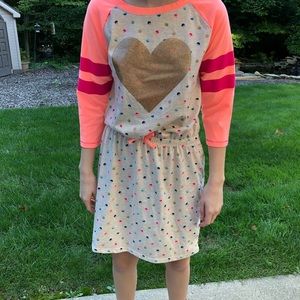 Soft Heart Cat & Jack long sleeve dress.